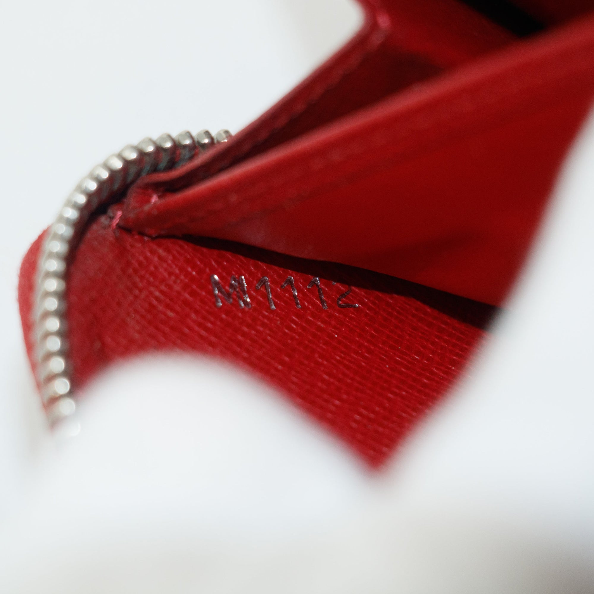 Louis Vuitton Red Epi Zippy Long Wallet  