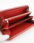 Louis Vuitton Red Epi Zippy Long Wallet  