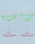 Lilly Pulitzer Coupe Glass Set