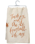 Turkey and Pie & Football Oh My Kitchen Towel