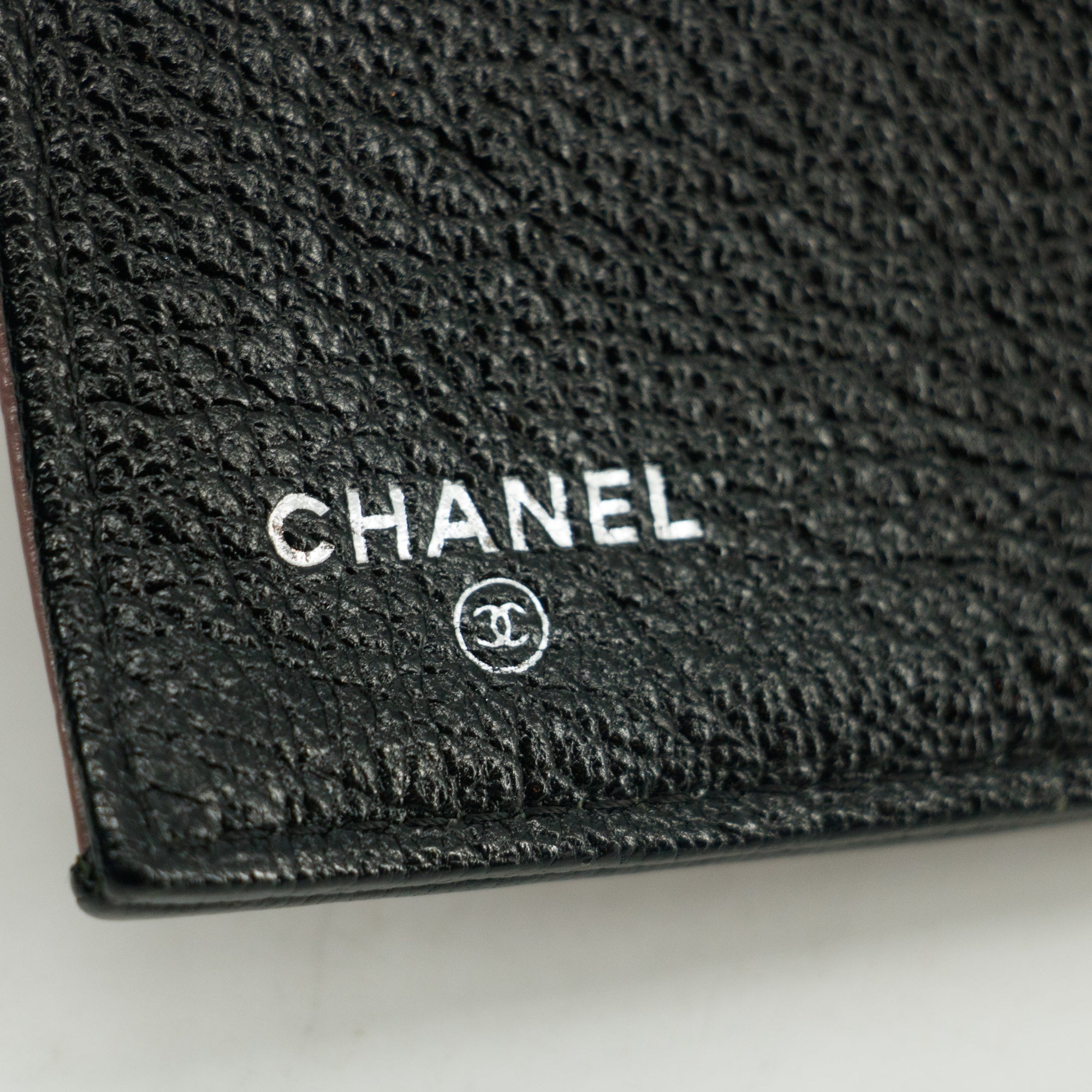 Chanel Matelasse Bicolor Long Trifold Embossed Wallet Pink 