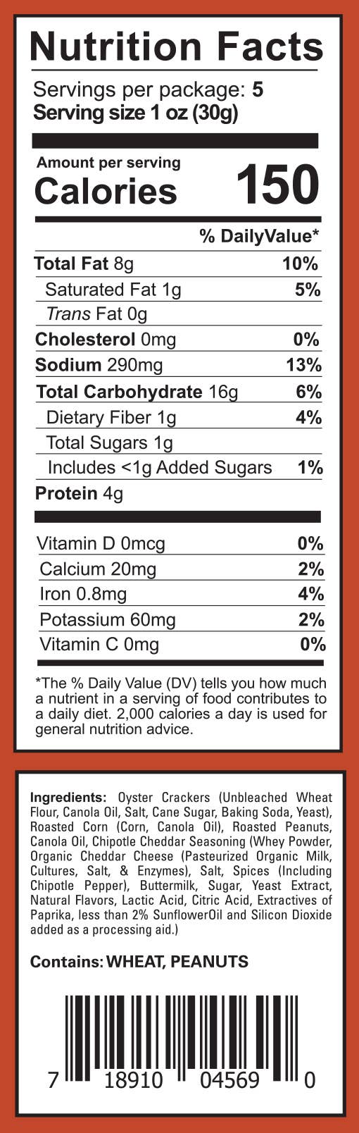 Couch Mix® - Chipotle Cheddar 5.5-oz bag