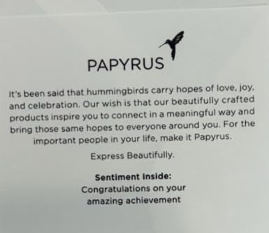 Papyrus Graduation Card