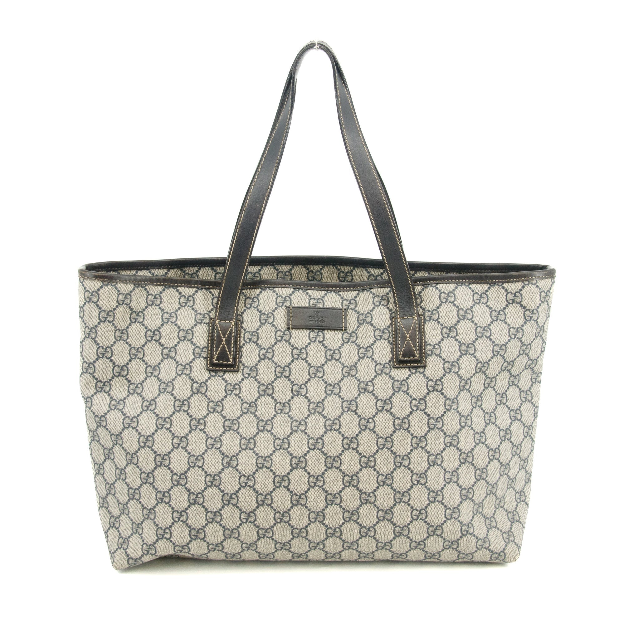 Gucci GG Supreme Canvas Coated Blue Shoulder Bag SKU-