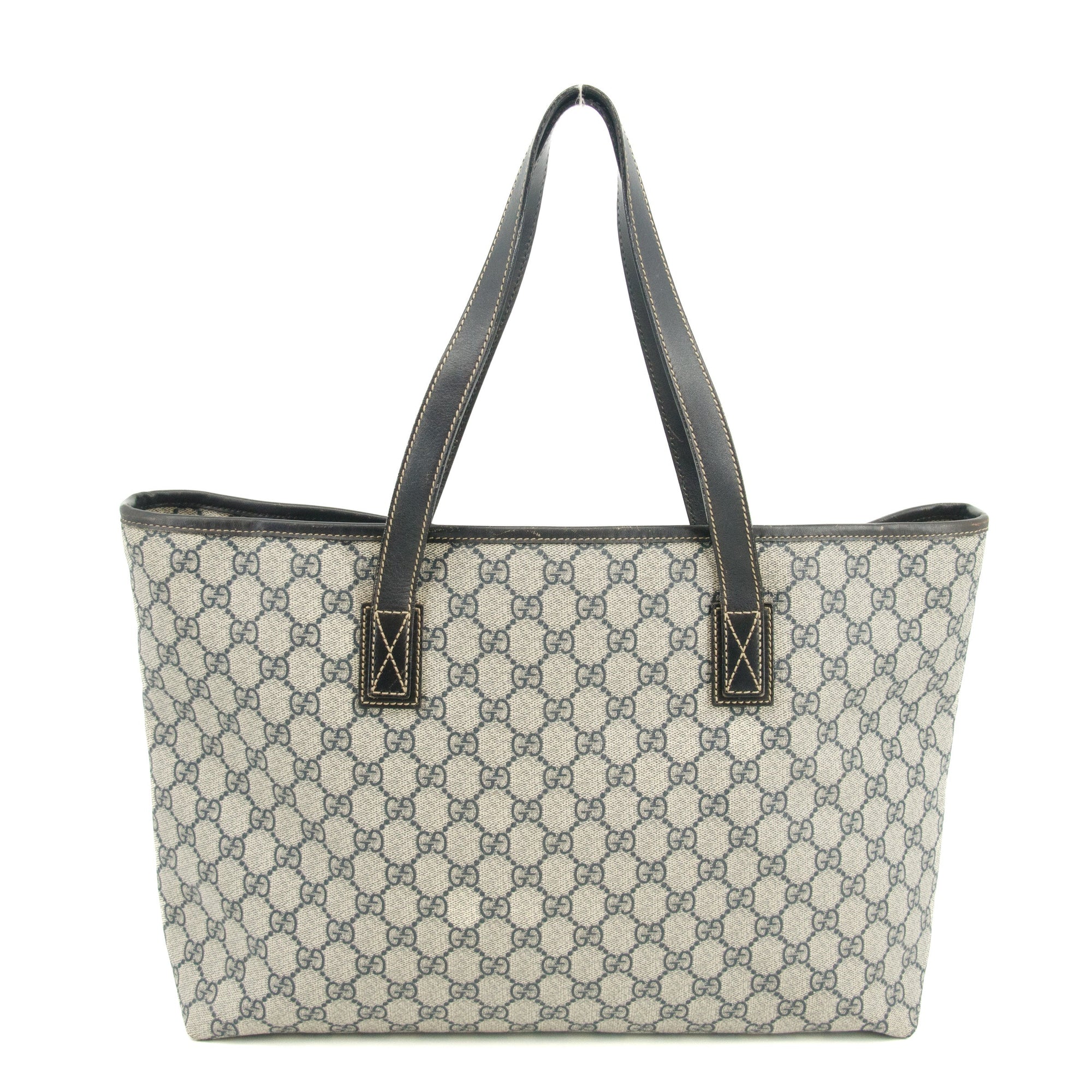 Gucci GG Supreme Canvas Coated Blue Shoulder Bag SKU-
