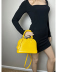 LOUIS VUITTON Alma BB Epi Leather Shoulder Bag