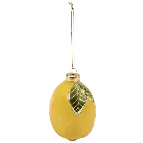 Lemon Glass Christmas Ornament