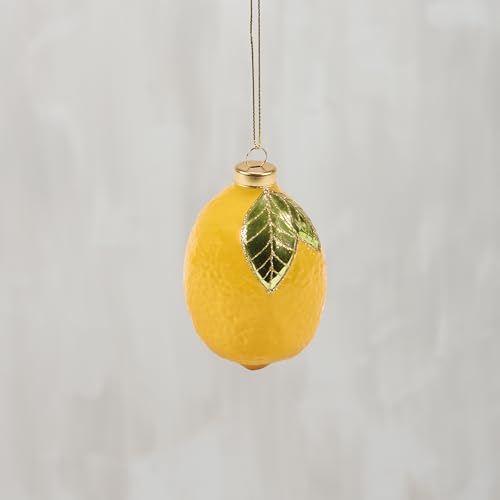 Lemon Glass Christmas Ornament