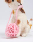Kitten Yarn Ball Critter Ornament