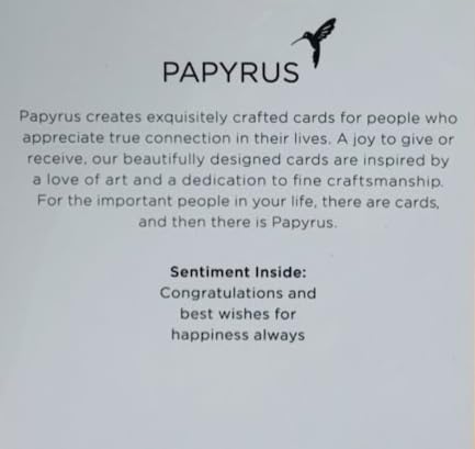 Papyrus Graduation Card