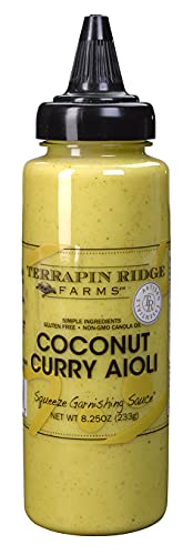 Terrapin Ridge Farms Coconut Curry Aioli Garnishing Squeeze