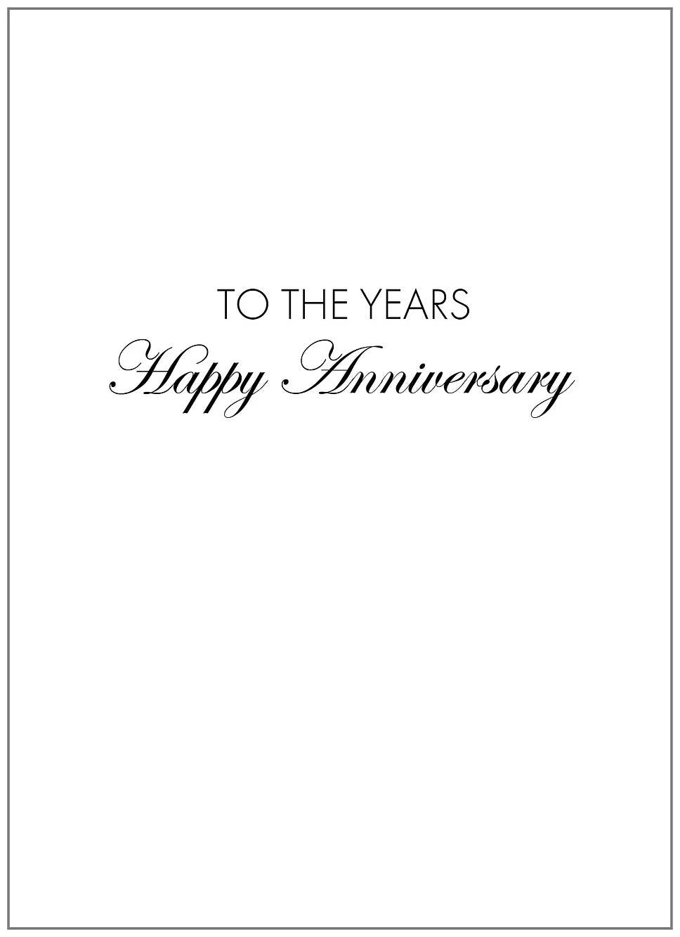 s.e. hagarman Champagne Cheers Anniversary Greeting Card