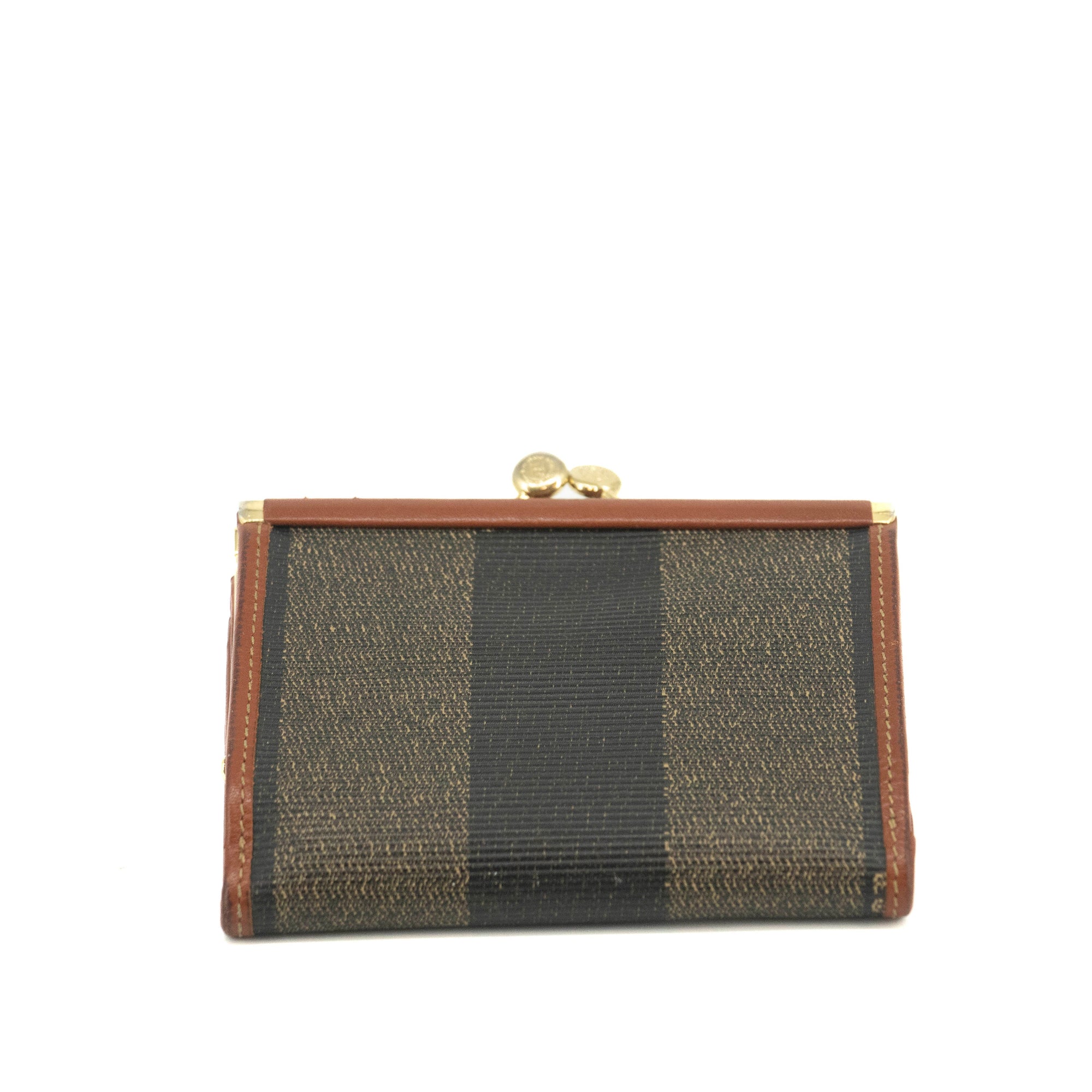 Fendi Coated Canvas Compact Wallet