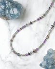 Freshwater Pearl, Czech Glass and Crystal Necklace