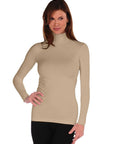 Tees By Tina Long Sleeve Mock Neck Turtleneck (800MN)