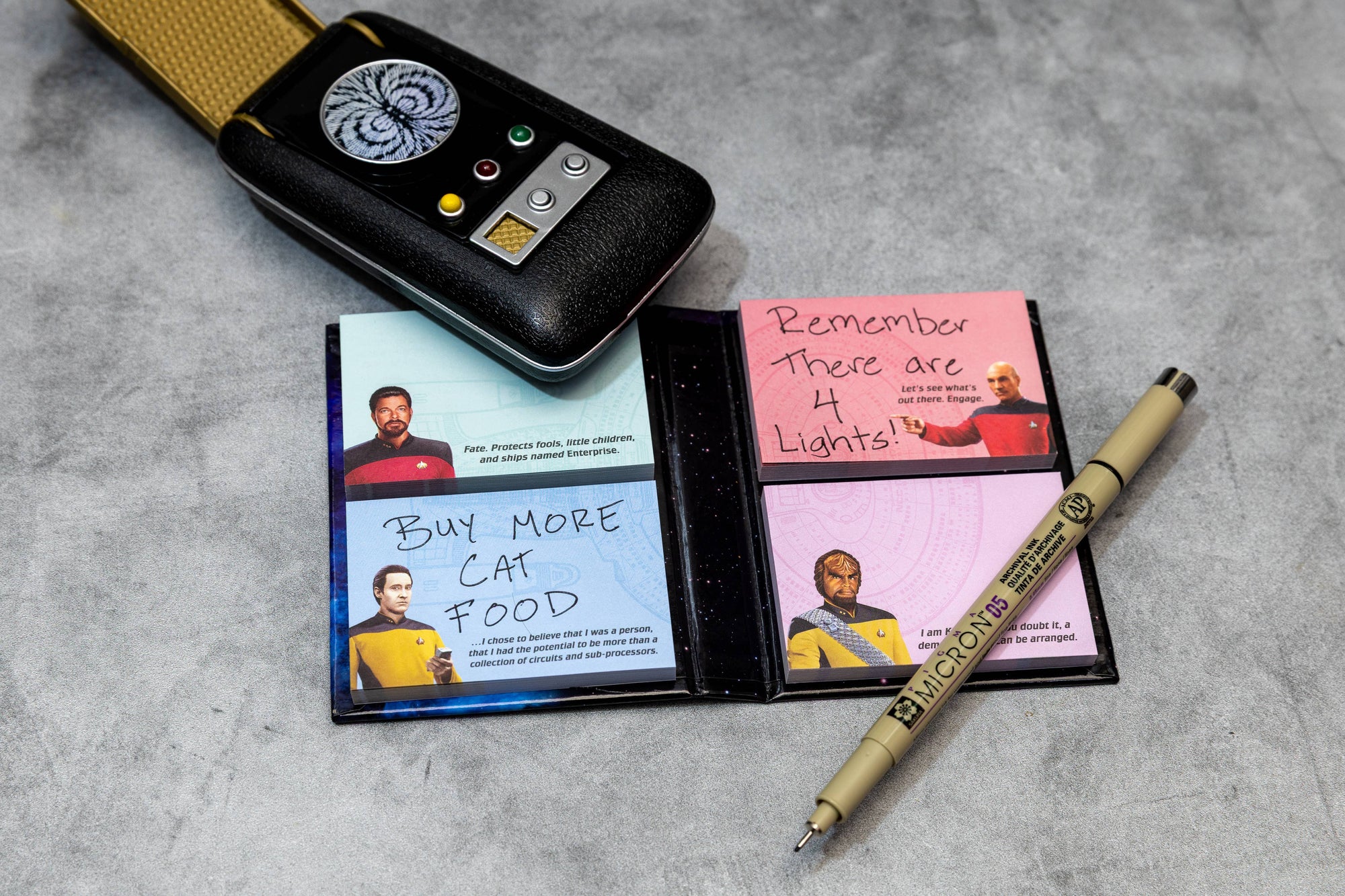 Star Trek The Next Generation Sticky Notes