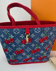 Louis Vuitton x Takashi Murakami Cerises Cherry Neverfull Inside Out BB