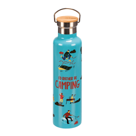 I'd Rather Be Camping Water Bottle