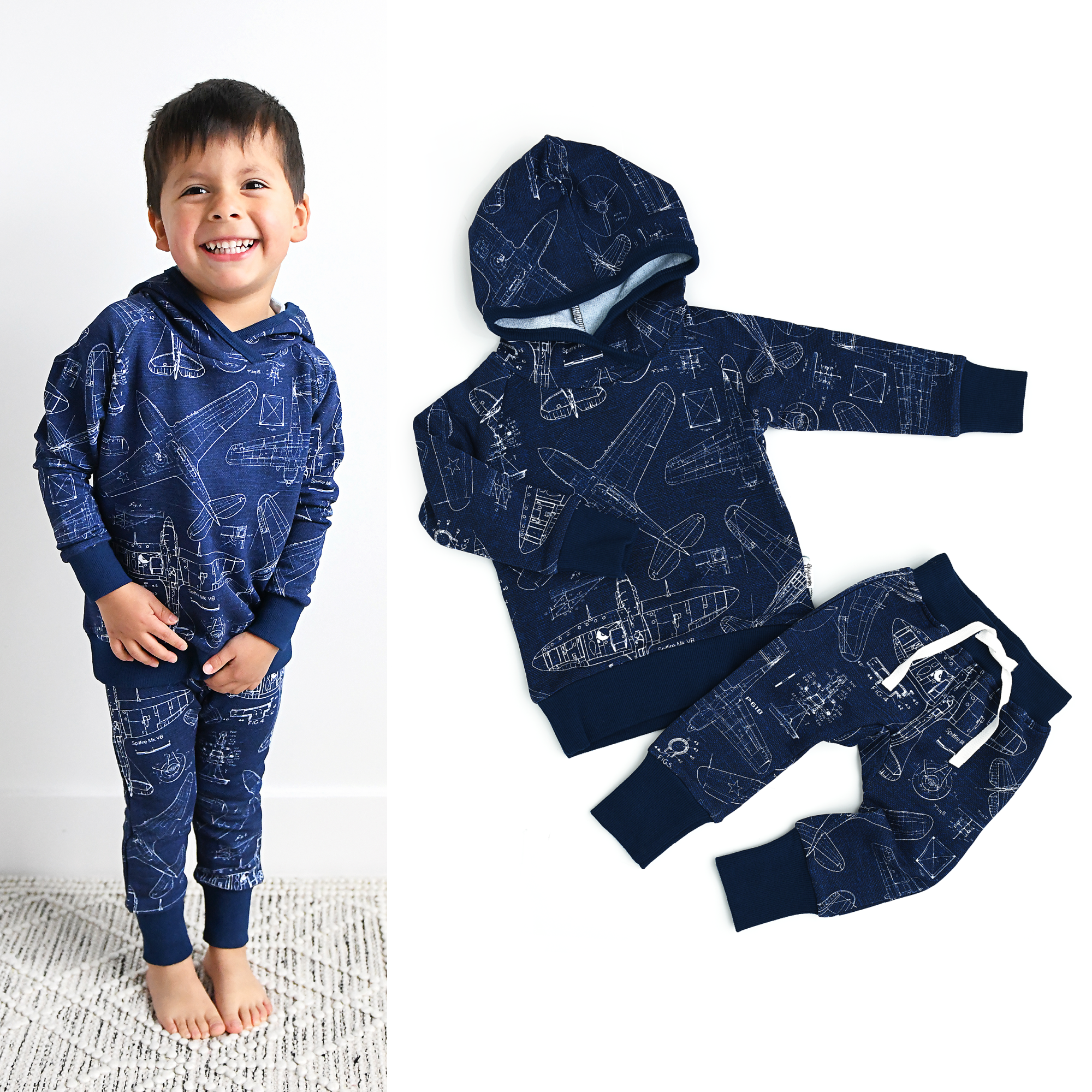 Maverick Airplane HOODIE SET
