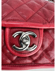 Chanel Caviar Quilted Medium French Riviera Red Flap