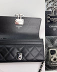 Chanel Quilted Calfskin CC Box Flap Wallet