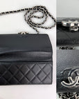 Chanel Quilted Calfskin CC Box Flap Wallet
