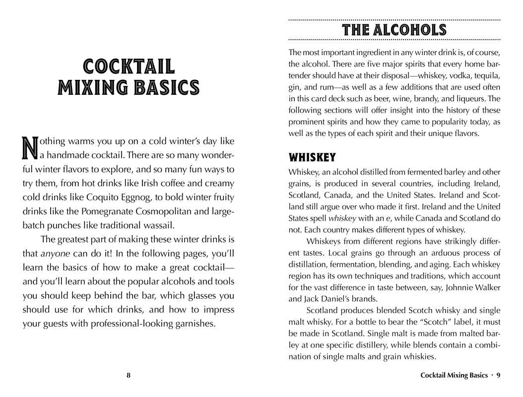 Winter Cheers - Cozy Cold Weather Cocktail and Drink Recipes