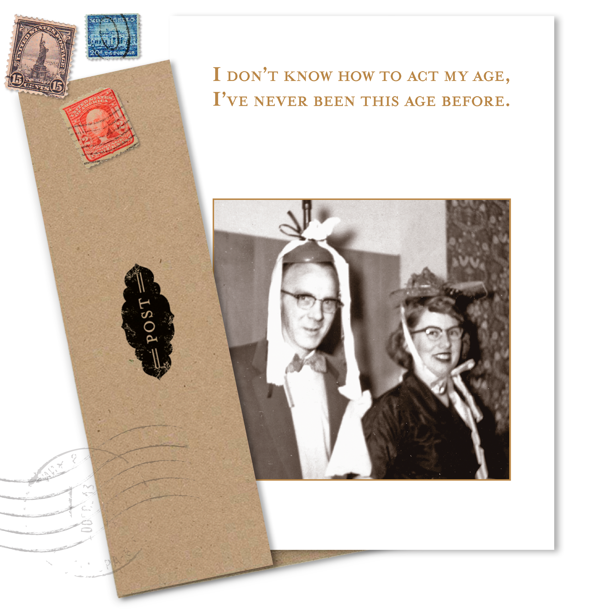 Act My Age Birthday Card