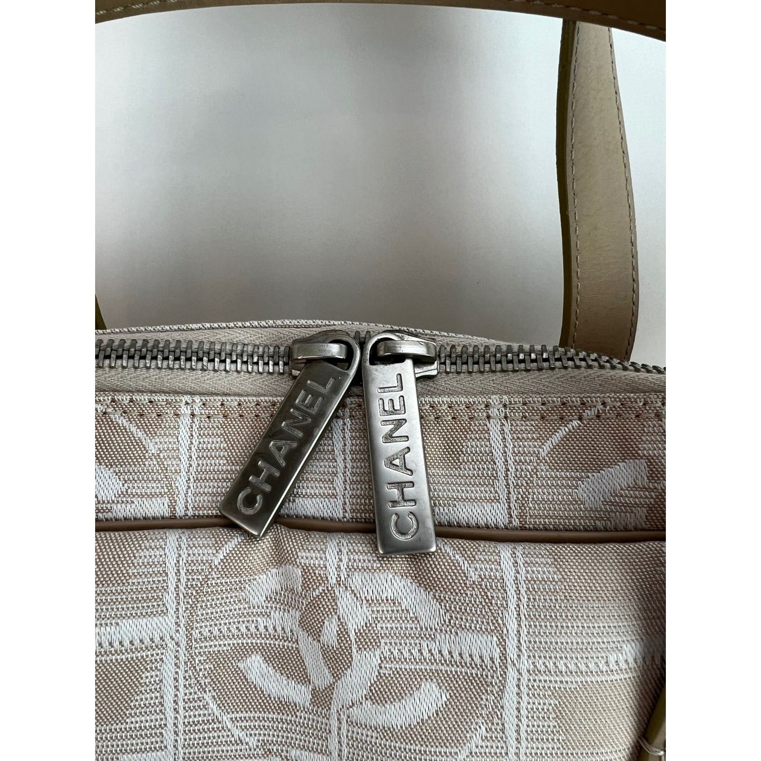 Chanel Canvas Nylon Travel Briefcase Attache Bag 