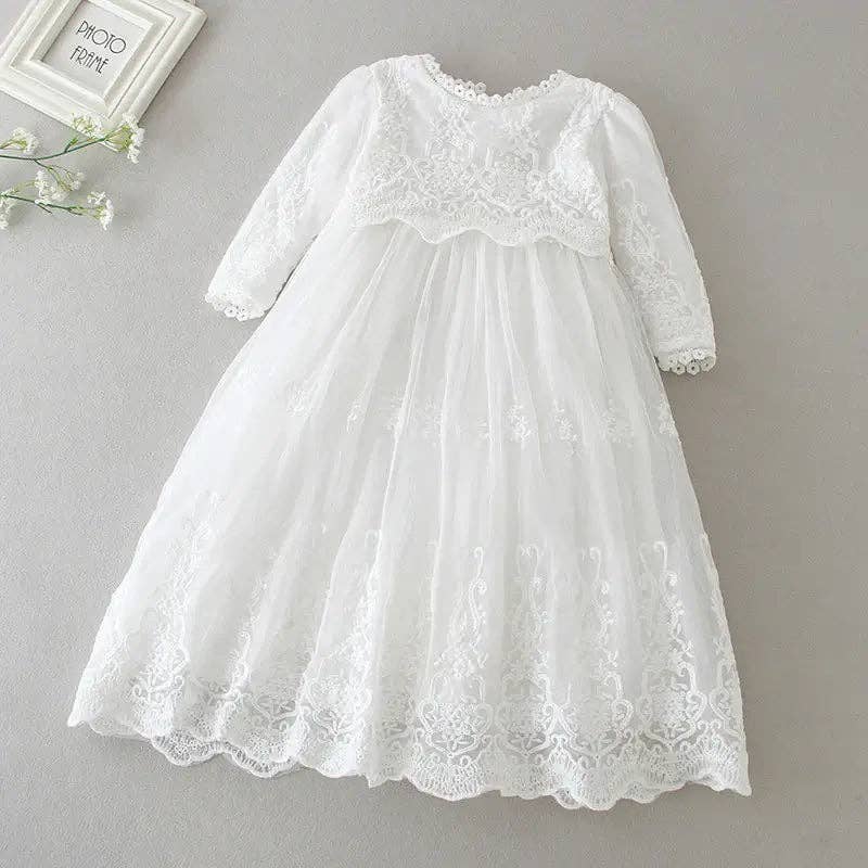 Nicolette's Couture The Julia Christening Gown