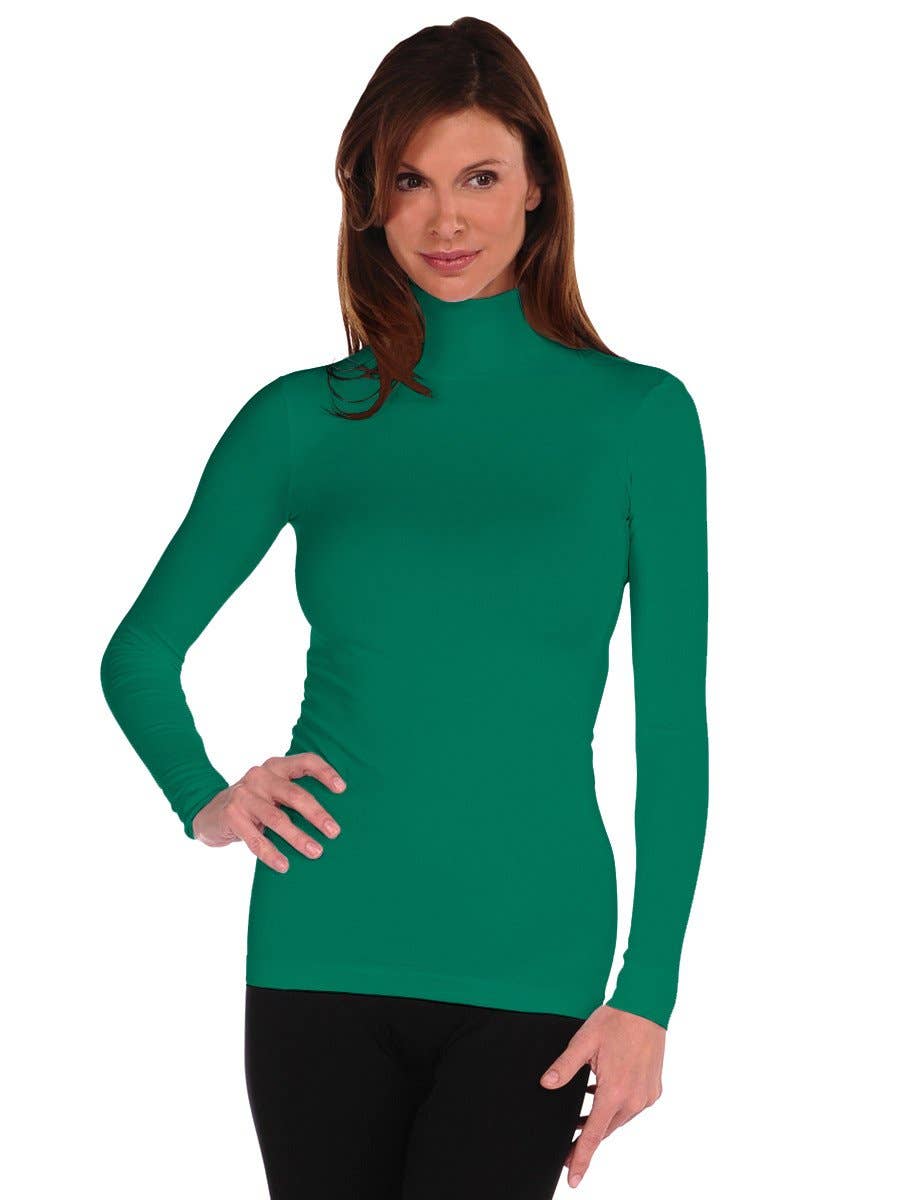 Tees By Tina Long Sleeve Mock Neck Turtleneck (800MN)