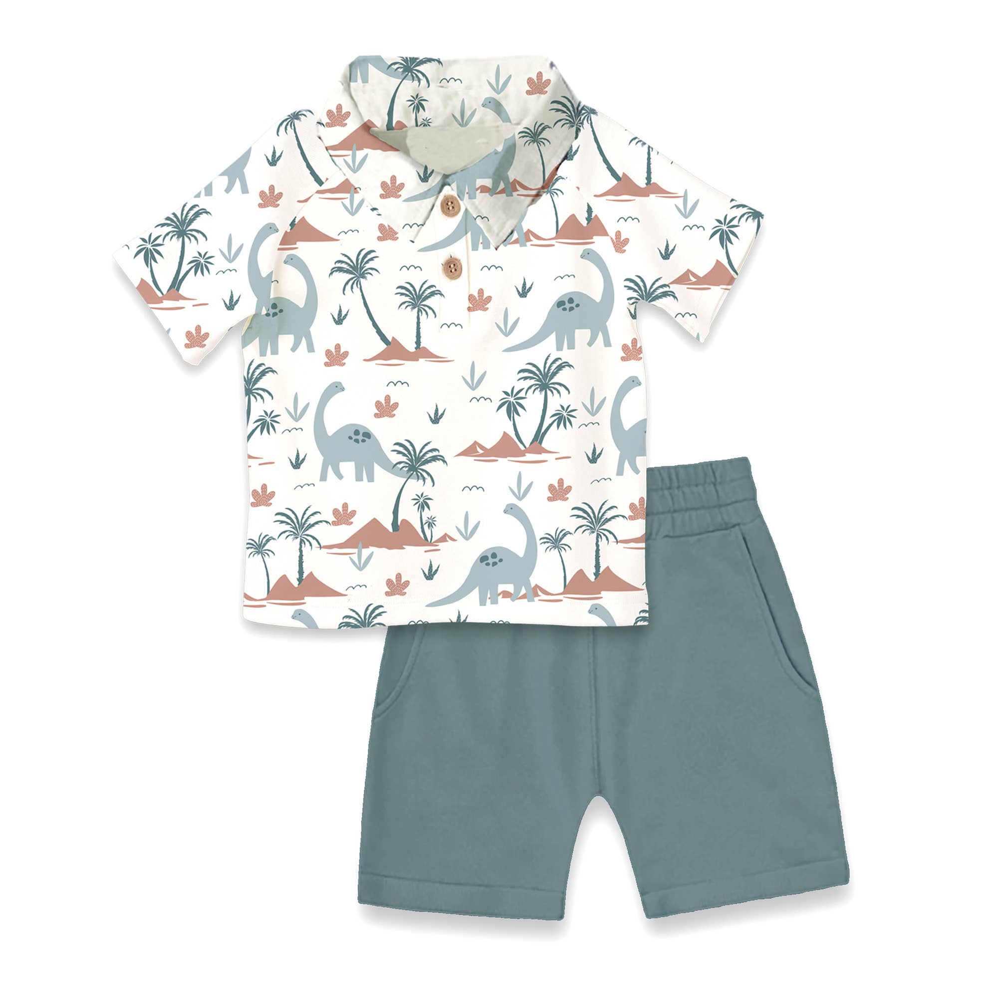 Tesa Babe Dino Isle Polo Bamboo Set