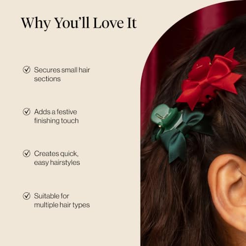 KITSCH Mini Claw Clip Christmas Set