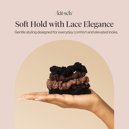KITSCH Lace Scrunchie Set