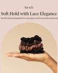 KITSCH Lace Scrunchie Set