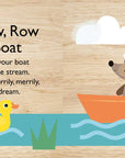 Nursery Rhymes: Row, Row, Row Your Boat Bath Book & Baby Duck Gift Set