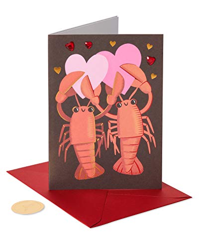 Papyrus Lobster Valentine's Day Card