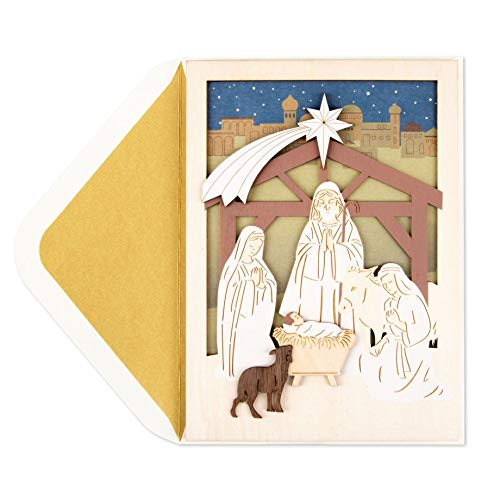 Papyrus Christmas Card (Nativity)