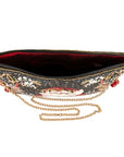 Mary Frances Magic Santa Beaded Embroidered Purse