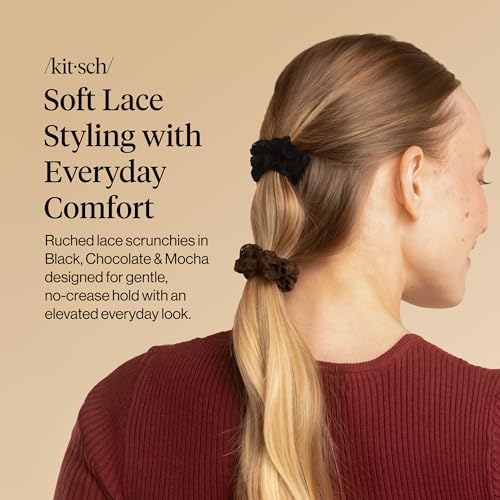 KITSCH Lace Scrunchie Set
