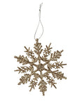 Glitter Snowflake Ornament