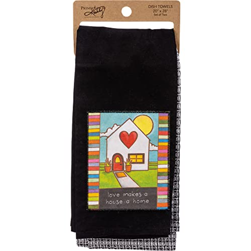 Love Makes A House A Home Tea Towel Set