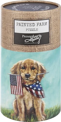 Patriotic Golden Dog Puzzle