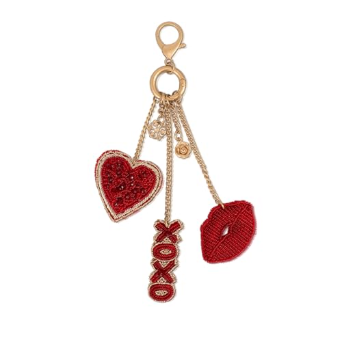 Mary Frances Lovers Lane Hot XOXO and Kips Bag Charm