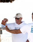 Out At The Beach Flask