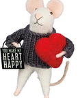 You Make My Heart Happy Critter Mouse
