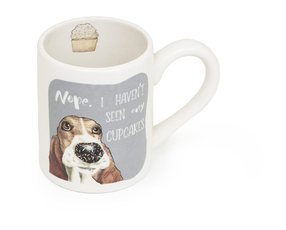 Nope, I Haven't Seen Any Cupcakes Basset Hound Mug