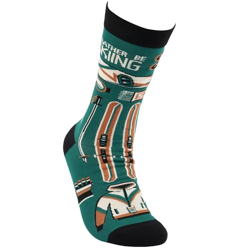 I'd Rather By Skiing Socks