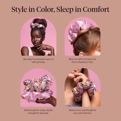 KITSCH Lisa Frank x Kitsch Pillow Satin Scrunchies