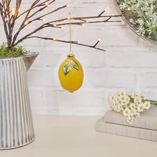 Lemon Glass Christmas Ornament
